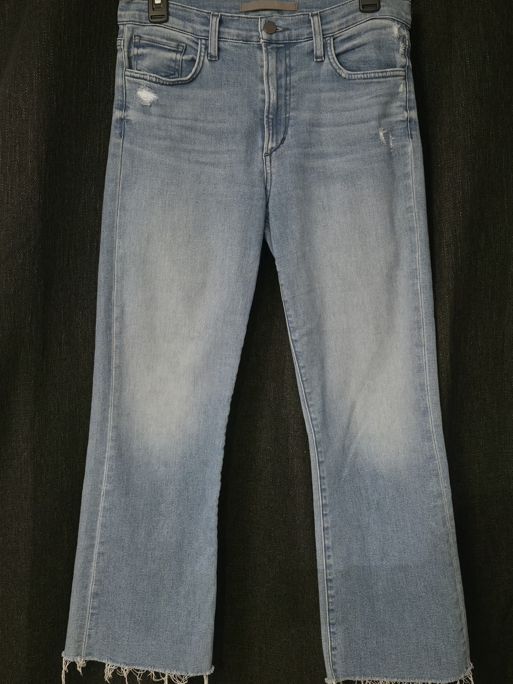 Joe's Light Blue Women’s High Rise Bootcut Cropped Jeans